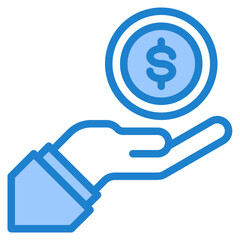 money blue style icon