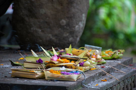 A high resolution picture of cultural ritual decor isolated from background in a hindu prayer temple outdoor with colourful