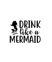 Mermaid SVG Designs,, Mermaid Svg, SVG File for Cutting Machine, Silhouette Cameo, Cricut, Commercial Use