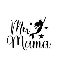 Mermaid SVG Designs,, Mermaid Svg, SVG File for Cutting Machine, Silhouette Cameo, Cricut, Commercial Use