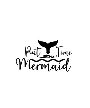 Mermaid SVG Designs,, Mermaid Svg, SVG File for Cutting Machine, Silhouette Cameo, Cricut, Commercial Use