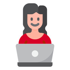 office flat style icon