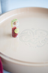Saffron Spice in Glass Jar