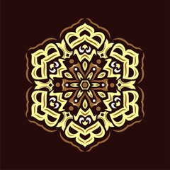 Modern mandala art vector design with a beautiful mix of colors, suitable for all advertising design needs, both for business card designs, banners, brochures and others.
EPS format files