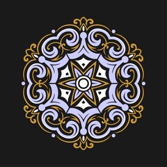 Modern mandala art vector design with a beautiful mix of colors, suitable for all advertising design needs, both for business card designs, banners, brochures and others.
EPS format files