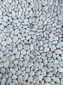 White pebbles for a nice background
