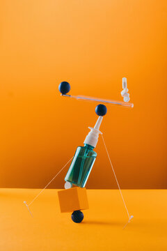 Still Life Study/Medical instruments and drugs for therapy