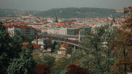 Fototapeta na wymiar Cityscape in the summer, Prague