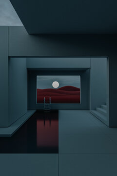 Luxury empty house