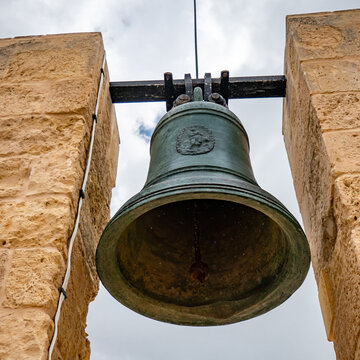 Bell On The Fortifications In Valletta