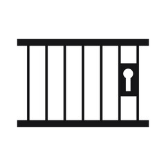 prison icons symbol vector elements for infographic web