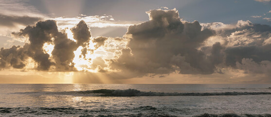 Costa Rica Beach Landscape at dawn
