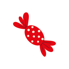 Candy in a red wrapper