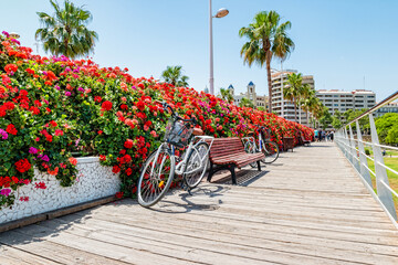 Bridge of Flowers in Valencia Spain - 439657550