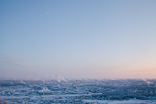 winter landscape in Siberia