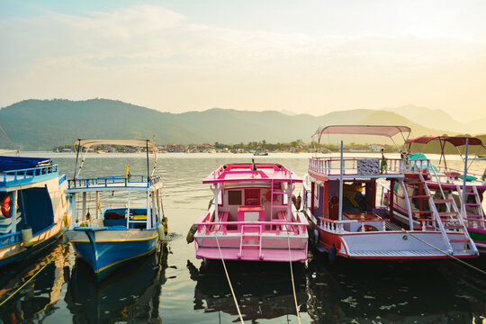 Fishing boats in Paraty