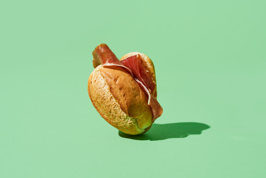 spanish serrano ham sandwich