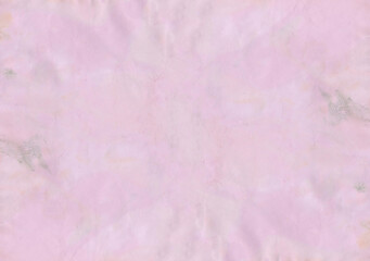 Weathered light pink watercolor background. Aged paper crumpled texture.