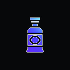 Alcoholic Drink blue gradient vector icon