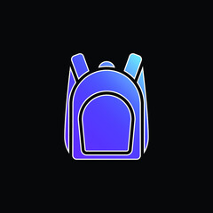 Bag blue gradient vector icon