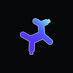Balloon Dog blue gradient vector icon