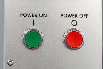 Power On Off Buttons - obrazy, fototapety, plakaty