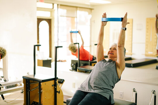 Pilates Fitness Senior Client