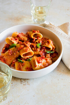 Pasta with tomato sauce