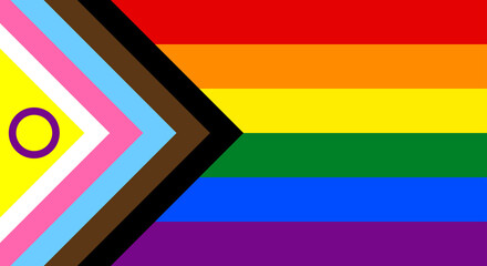New inclusive LGBTQI+ flag