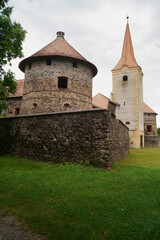 Fototapeta na wymiar The Sükösd-Bethlen Castle of Racos built in 17th century, Brasov, Transylvania, Romania.