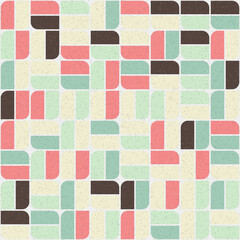 Abstract Geometric Pattern generative computational art illustration