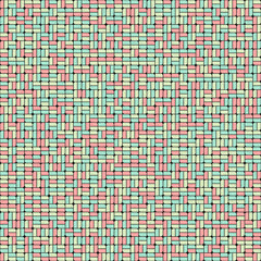 Fototapeta premium Abstract Geometric Pattern generative computational art illustration