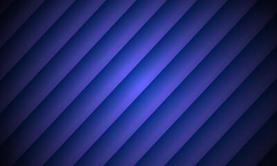 Blue abstract background. Cover with stright stripes. The pattern for ad, booklets, leaflets. Vector illustration. Window blind. Sea waves.