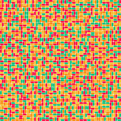 Abstract Geometric Pattern generative computational art illustration