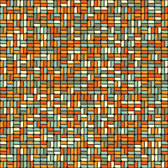 Abstract Geometric Pattern generative computational art illustration