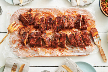 Barbecue Spare Ribs Cut 