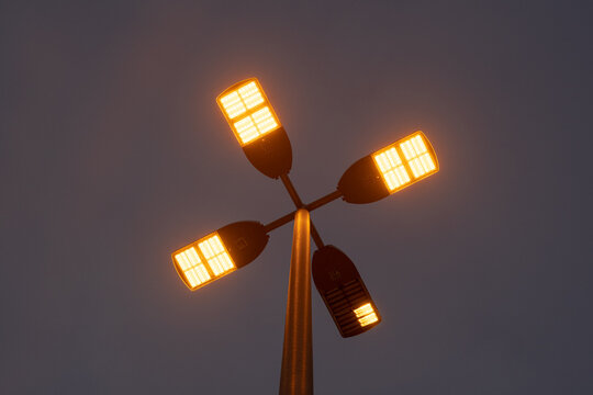 Turtle Friendly Lighting in Beach Parking Lot