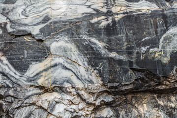 Gray marble texture with fine white veins