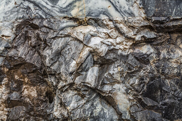 Gray marble texture with fine white veins