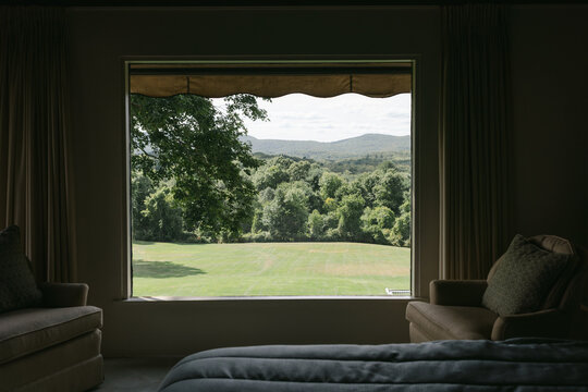 beautiful view out of window