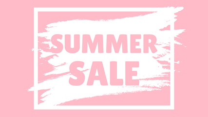 Summer sale design pink version