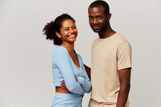 Friends portrait in studio