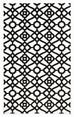 Carpet bathmat and Rug Boho style ethnic design pattern with distressed woven texture and effect
