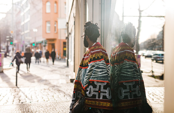 Dressed up African man 