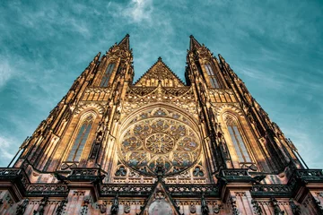  St. Vitus Cathedral at Prague Castle in Prague. © Bernhard