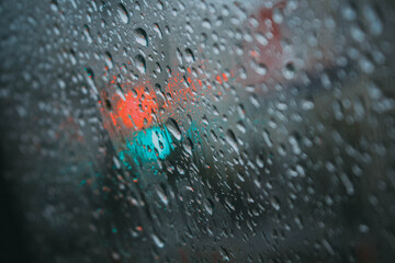 rain drops on the window