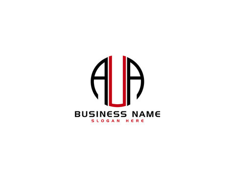 Letter AUA Logo Icon Vector Image Design For All Business