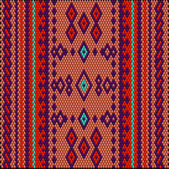 Seamless, ethnic ornament for fabrics, interiors, ceramics and furniture in the Arabic style.