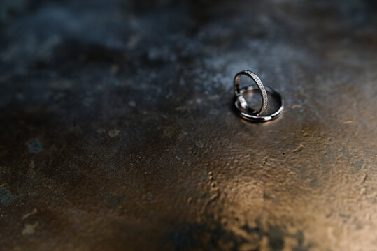 wedding and engagement ring