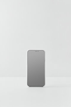 White Smartphone On White Background